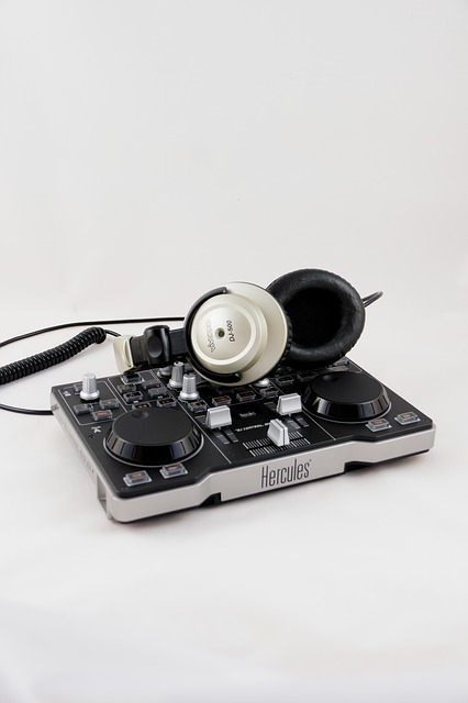 table et casque mixage